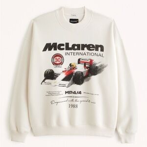 Abercrombie & Fitch McLaren Graphic Crew Sweatshirt